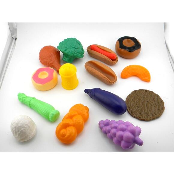 Large‎ Lot of Play Food Dessert Snacks Fruit Plastic Cardboard Grocery Store - Picture 6 of 8